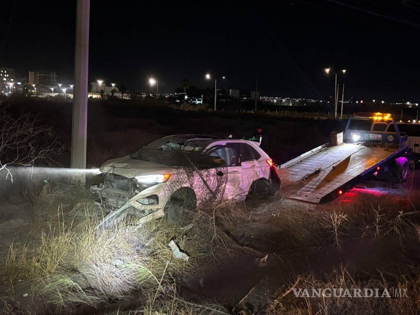 $!La SUV siniestrada fue remolcada al corralón tras quedar en pérdida total.