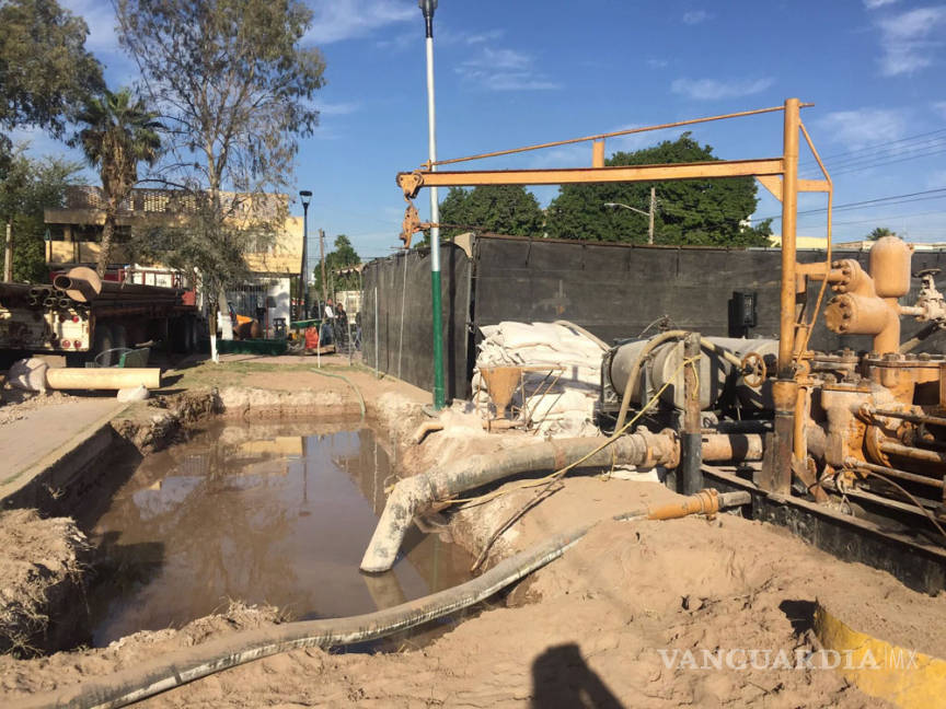 $!Miguel Riquelme inicia nuevo pozo de agua para Torreón