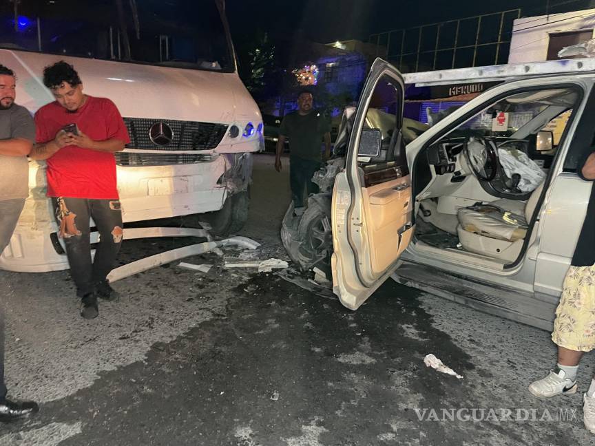 Ebrio provoca choque frontal en Otilio González, en Saltillo