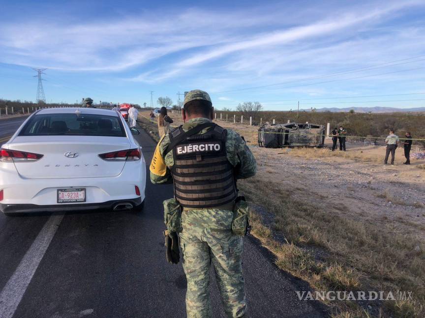 $!Fatal volcadura en la carretera a Zacatecas ensombrece la Navidad a una familia