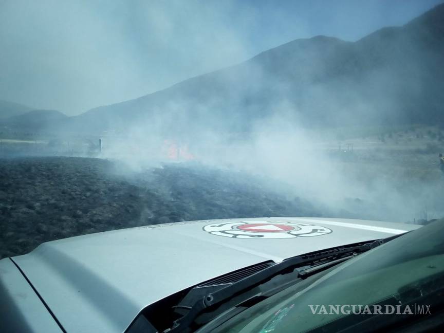 $!Se registra incendio forestal en Arteaga, fue controlado