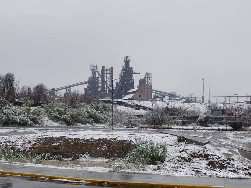 Nevada sorprende a Monclova en vísperas de la primavera