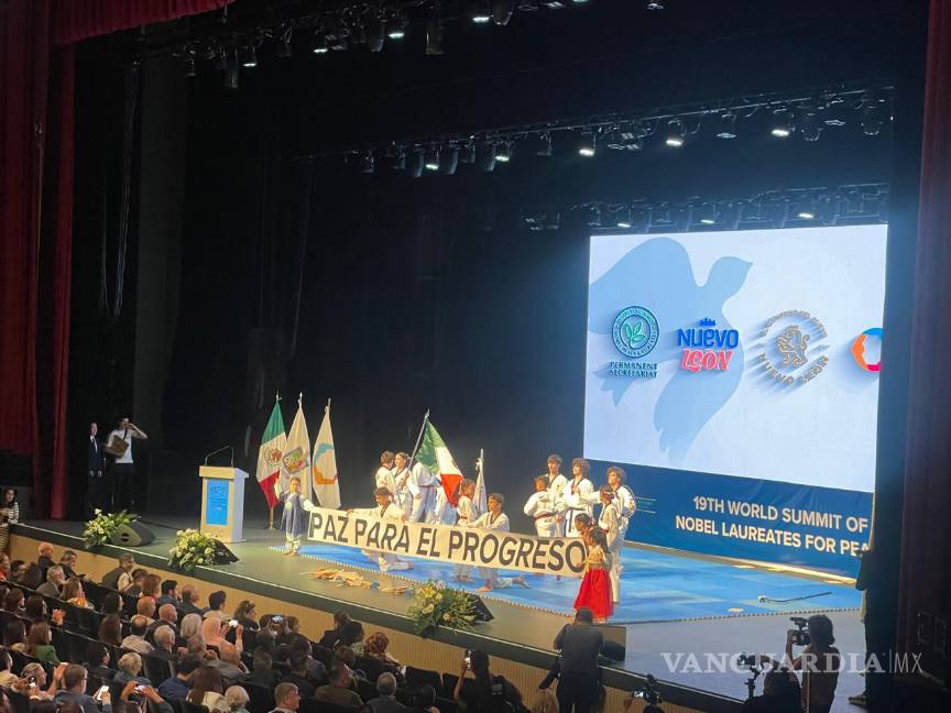 Realizan en Monterrey XIX Cumbre Mundial de los Premios Nobel de la Paz