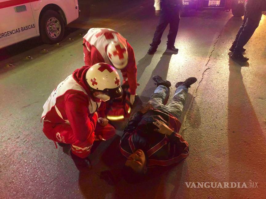 Arrollan a motociclista en el V. Carranza de Saltillo y se dan a la fuga