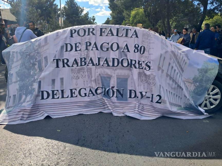 $!Integrantes de la Sección 61 del sindicato señalaron que, pese a los oficios enviados, no han recibido respuesta a la problemática de pagos.