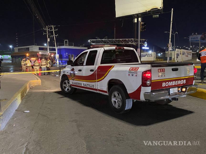 Se incendia gasera en Saltillo; tres resultan lesionados