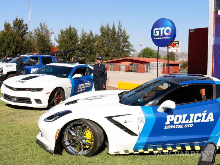 $!Como Dubai, policías de Guanajuato usarán Mustangs, Camaros y Corvettes como patrullas