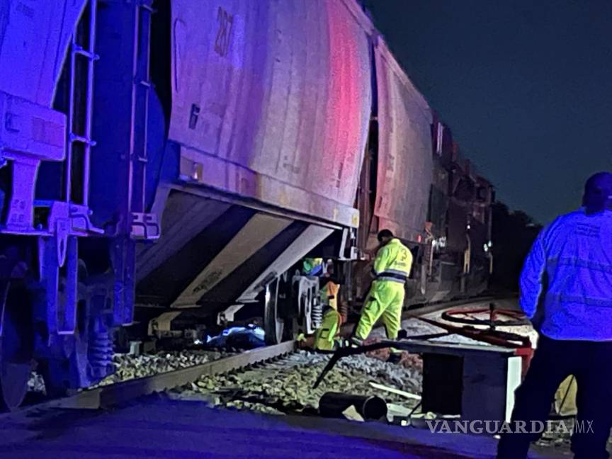 Tren embiste a vendedor de nieves de Saltillo cuando intentaba cruzar y le quita la vida