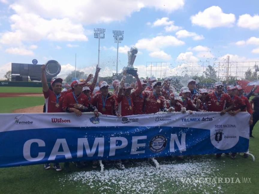 $!Coahuilenses campeones de beisbol en Copa Telmex conocerán a Adrian González