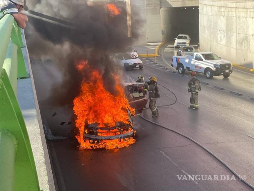 $!La pérdida fue total para el vehículo.