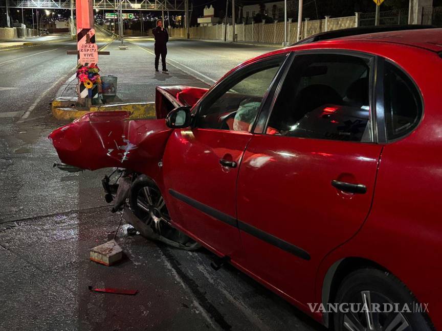 $!El choque ocurrió en el cruce del bulrvar Miguel Arizpe y Antonio Cárdenas.