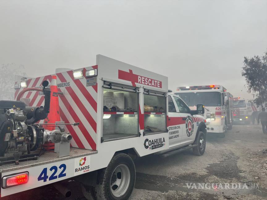 Incendio arrasa con dos tejabanes en Ramos Arizpe