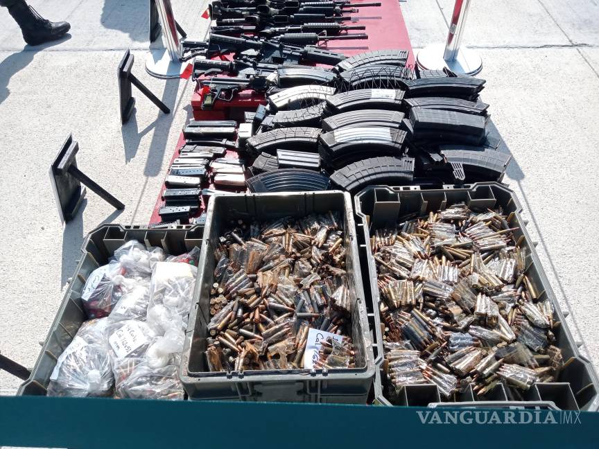 $!rgadores y cartuchos también fueron inutilizados conforme a la ley.