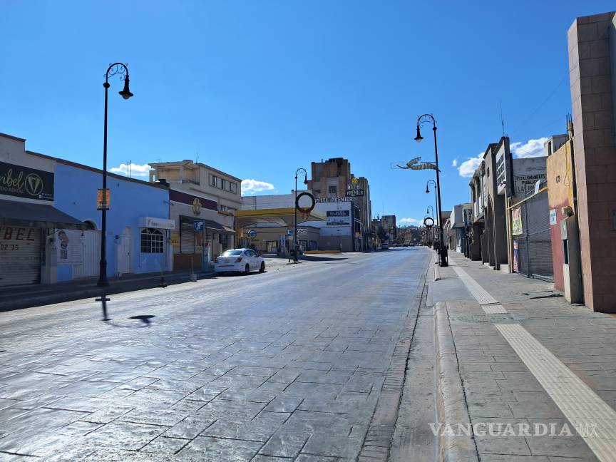 $!El ambiente en el primer cuadro de la ciudad fue tranquilo, sin aglomeraciones, propio de la celebración navideña.