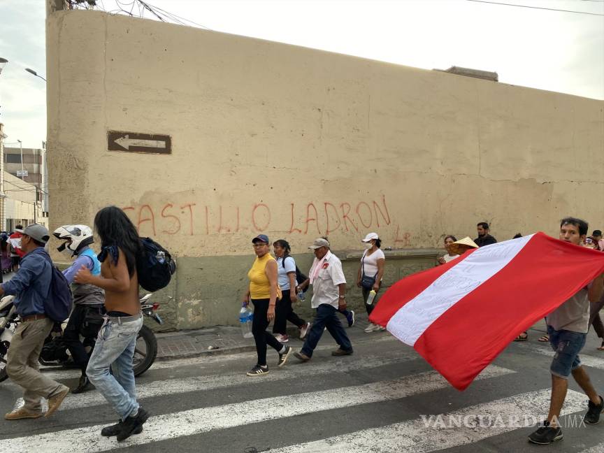 $!Manifestación en Perú.