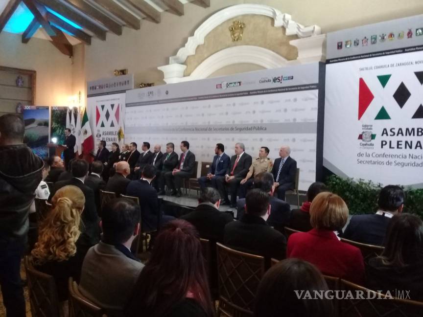 $!Inauguran en Coahuila 'Asamblea de Secretarios de Seguridad'; Renato Sales se despide