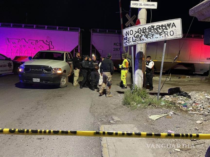 Tren embiste a vendedor de nieves de Saltillo cuando intentaba cruzar y le quita la vida