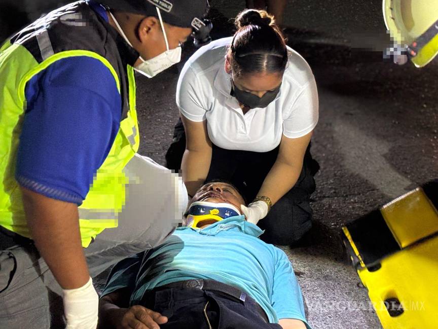 $!El lesionado fue ingresado al Hospital General para recibir atención médica.