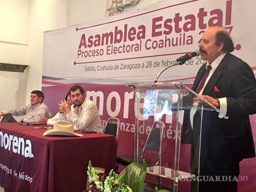 $!Proclaman a Guadiana como precandidato único de Morena en Coahuila
