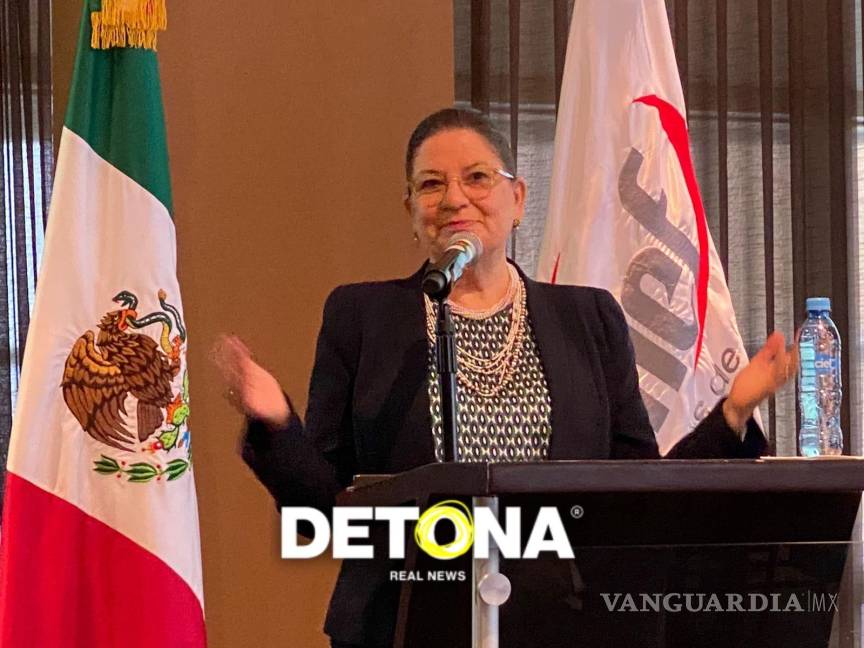 $!presentación de la Embajadora Eminente, Martha Bárcena, en su reunión con ejecutivos de finanzas de Monterrey.