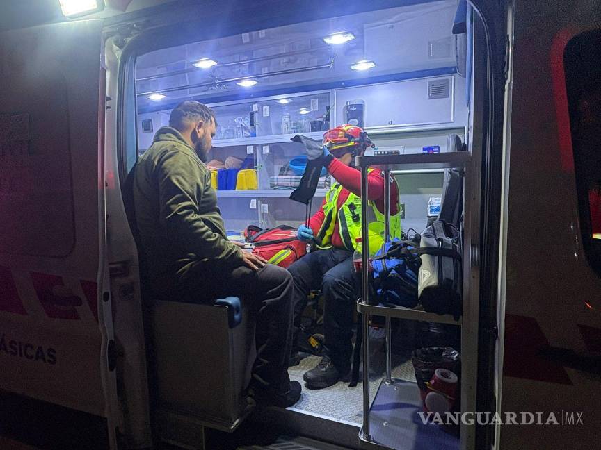 Choque con volcadura deja un herido, en Ramos Arizpe