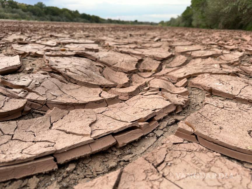 $!Esta fotografía del jueves 21 de agosto de 2025 muestra el lecho seco del río Grande en Albuquerque, Nuevo México.