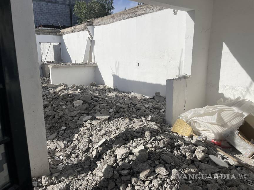 Muere joven aplastado por una losa ante los ojos de su padre, en Saltillo