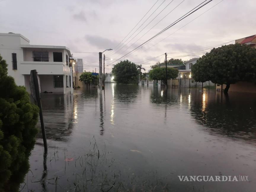 $!Se inunda hospital del IMSS en Tamaulipas, tras fuertes lluvias