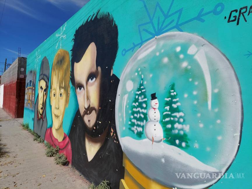 ‘Mi pobre angelito’ tiene su mural en una calle de Saltillo