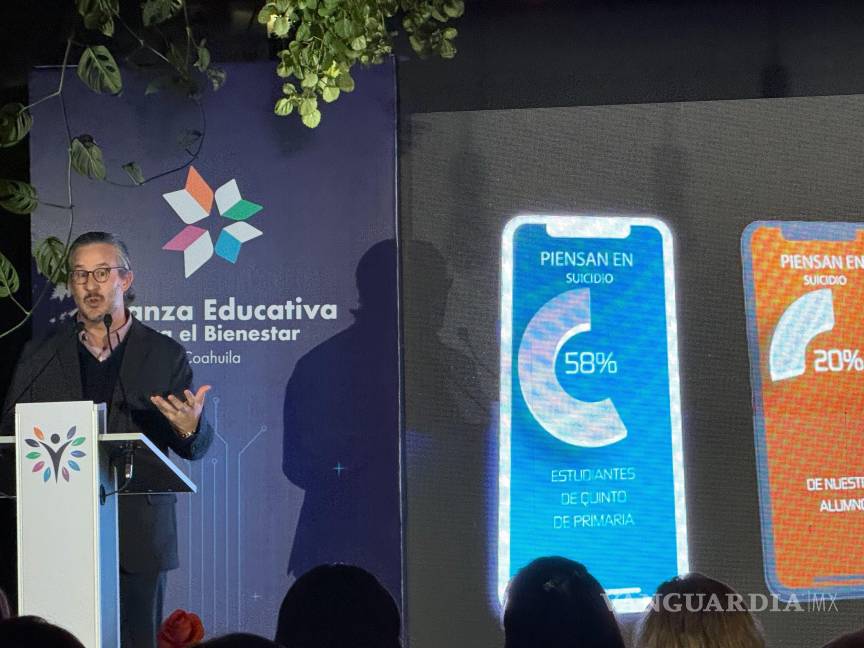 $!El secretario de Educación, Emanuel Garza Fishburn, compartió cifras sobre el problema de la salud mental en las aulas coahuilenses.