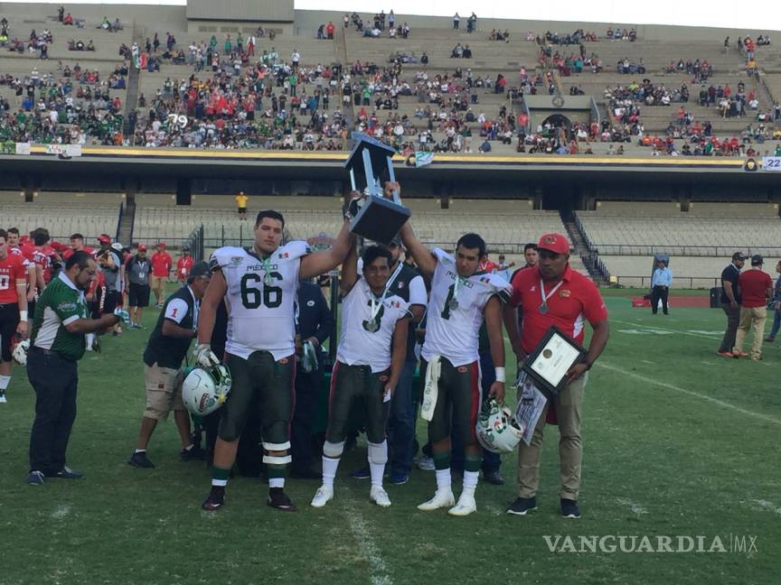 $!México consigue un histórico segundo lugar en el Mundial de Futbol Americano