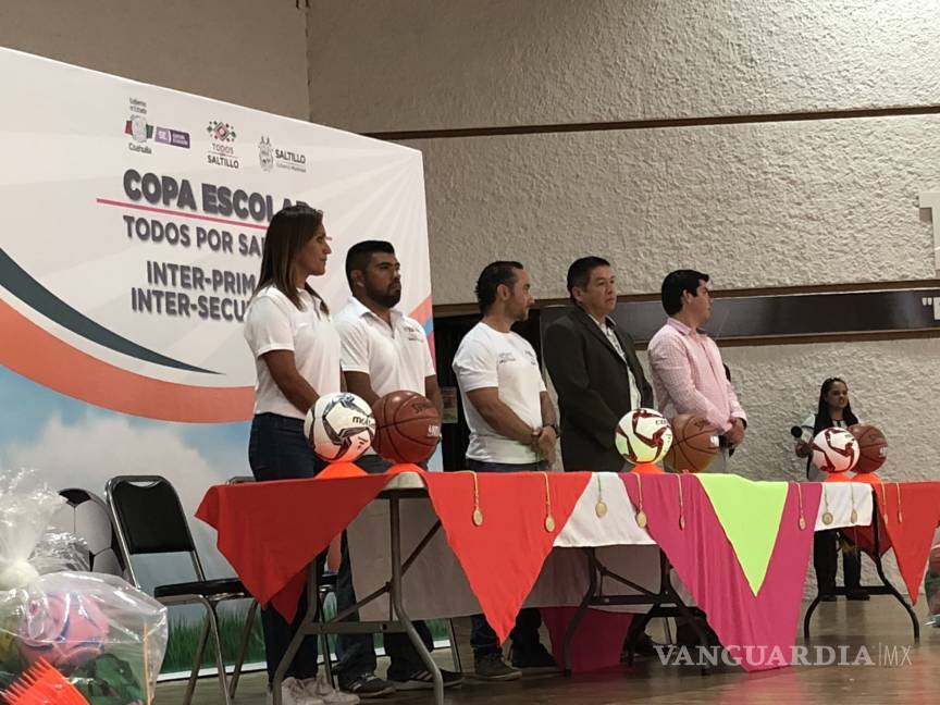 $!Inauguran Copa Escolar Todos por Saltillo 2018