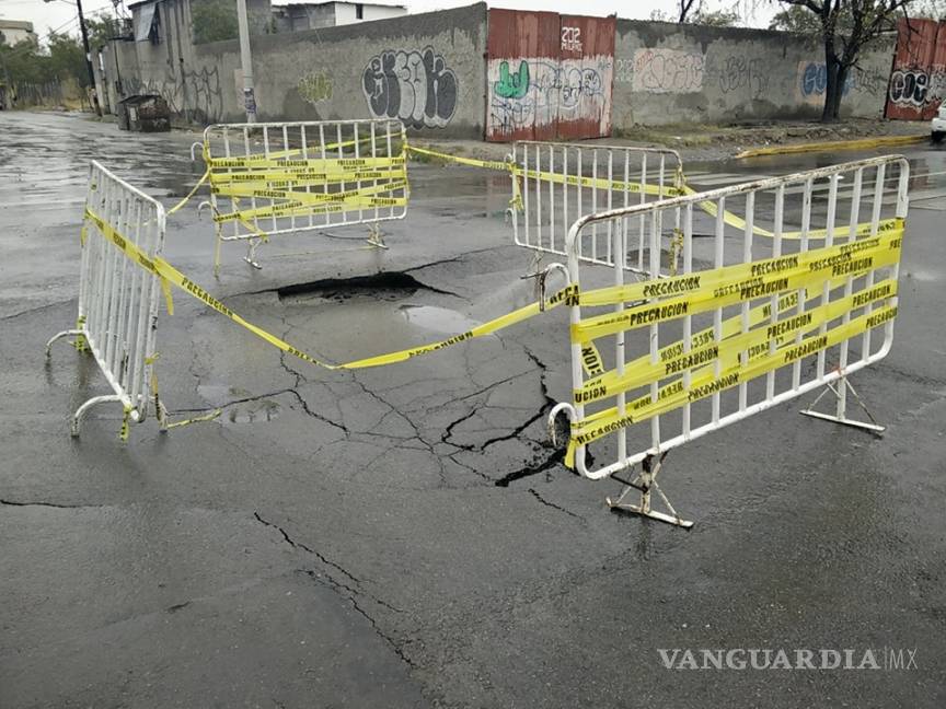$!Simas y constructoras responsables de hundimientos en calles de Monclova