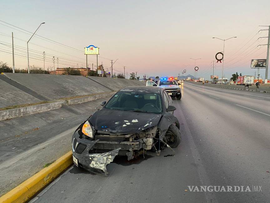 Accidentes en bulevar Fundadores de Saltillo provocan caos y cierre de ambos sentidos