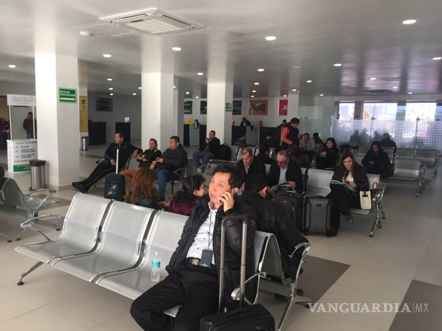 $!Se atrasa vuelo de Aeroméxico en Saltillo por mal clima en CDMX