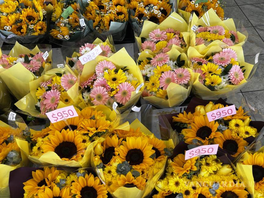 Flores amarillas conquistan Saltillo: elevan hasta 80% las ventas de florerías