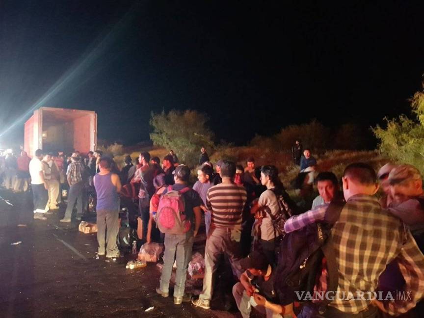 $!INM rescata a 324 migrantes tras operativo en Nuevo León