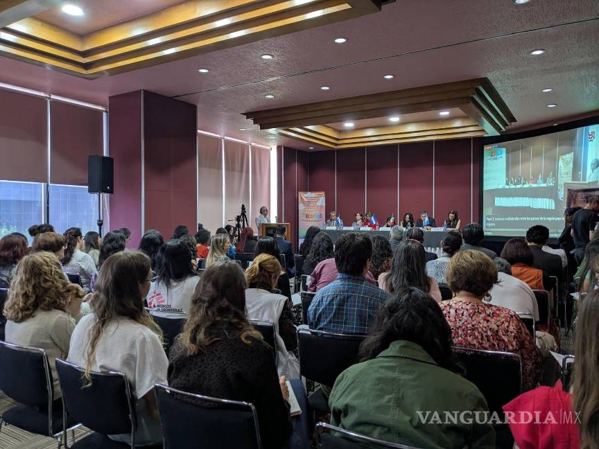 $!”Los flujos en la tendencia de la migración en México, Guatemala, Honduras, El Salvador sigue muy activa”, dijo en su participación Tania Ramírez.