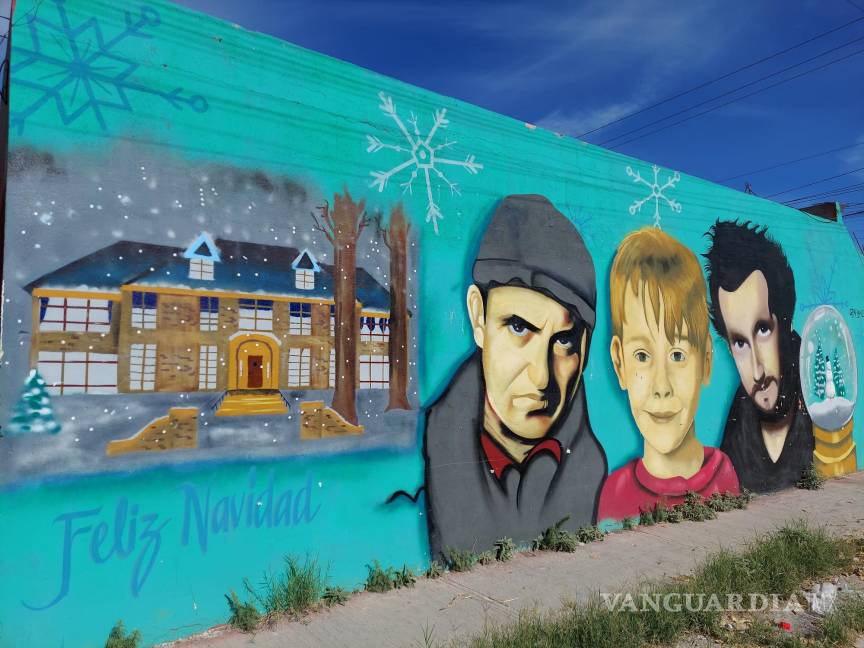 ‘Mi pobre angelito’ tiene su mural en una calle de Saltillo