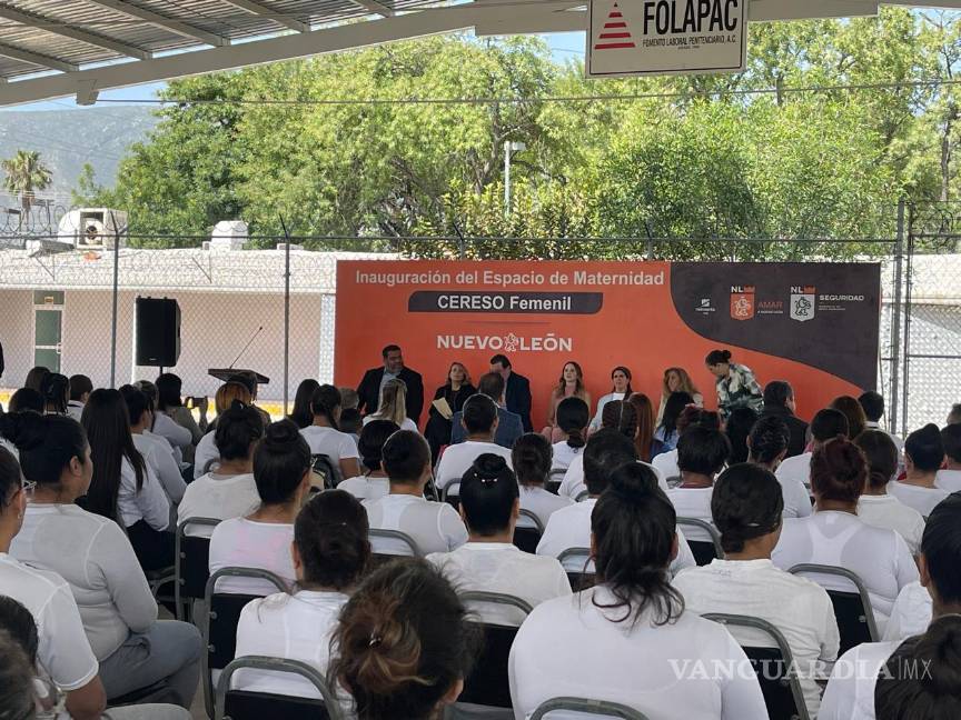Inauguran espacio de maternidad en el Penal Femenil de Nuevo León