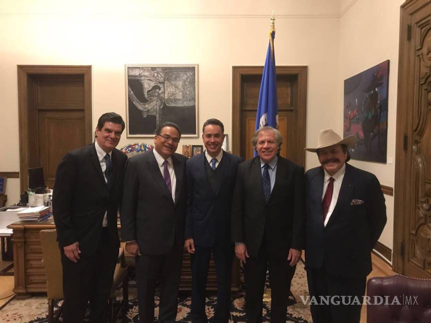 $!Frente &quot;Por un Coahuila Digno&quot; se reúne en Washington con Secretario de la OEA