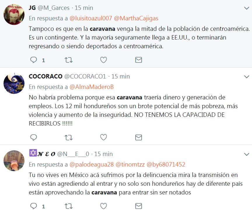 $!Mexicanos reaccionan en redes con comentarios xenófobos y racistas ante caravana migrante