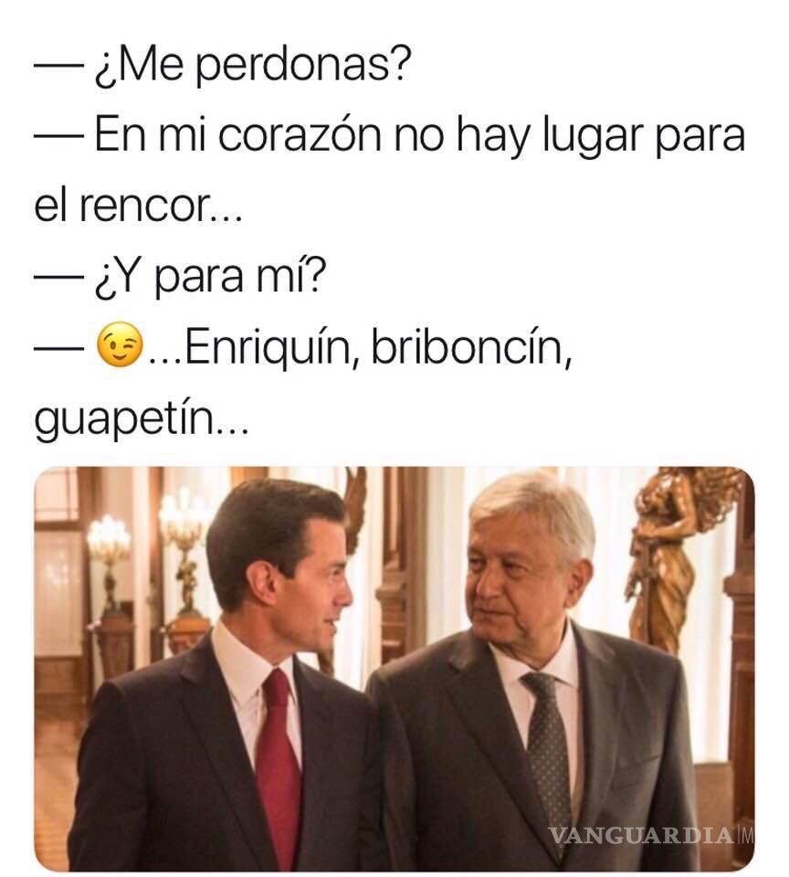 $!Peña Nieto le da consejos a AMLO en estos memes