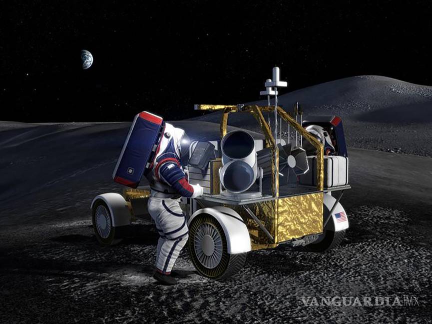 $!Una imagen proporcionada por Northrop Grumman muestra un concepto artístico del prototipo del rover lunar de la empresa.