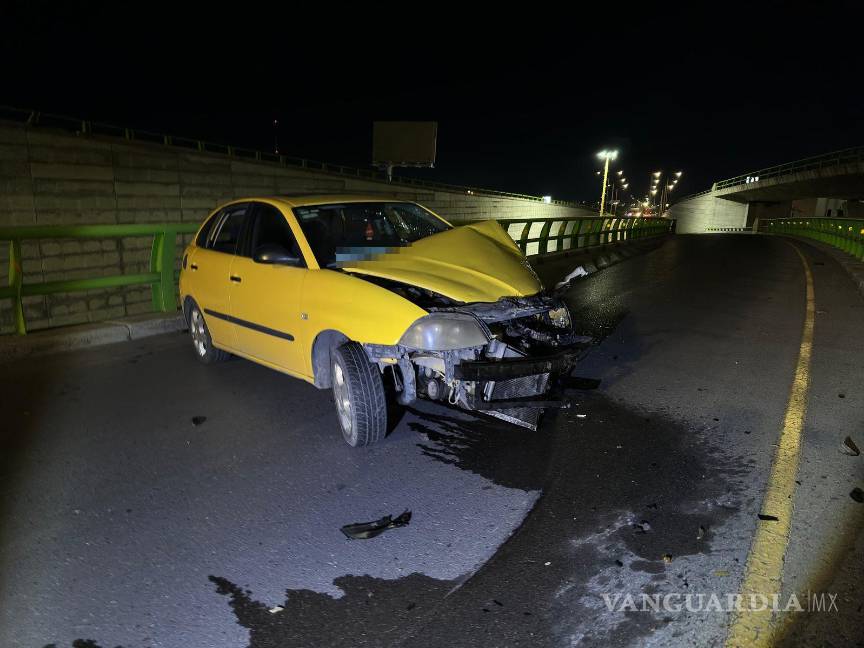$!A pesar de la magnitud del choque, el conductor resultó ileso, aunque presentaba signos de ebriedad.