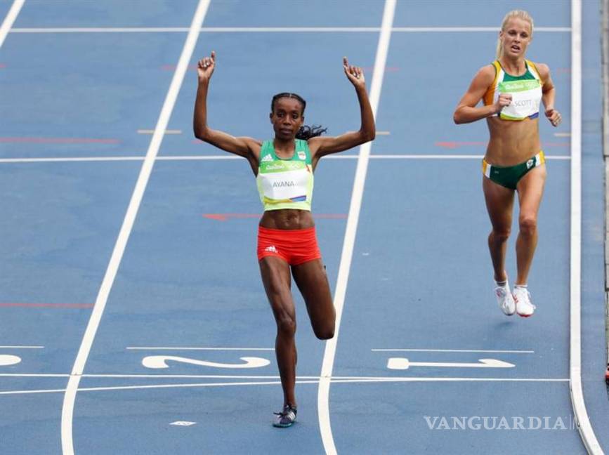 $!Almaz Ayana, primer oro en atletismo y nuevo récord mundial