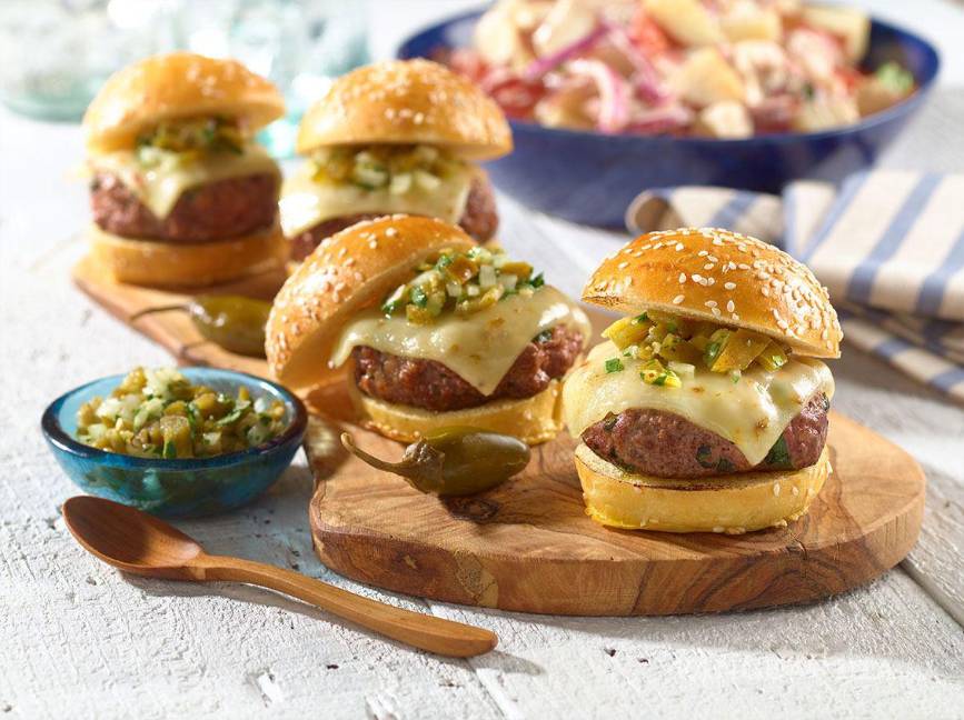 $!Mini hamburguesas con queso.