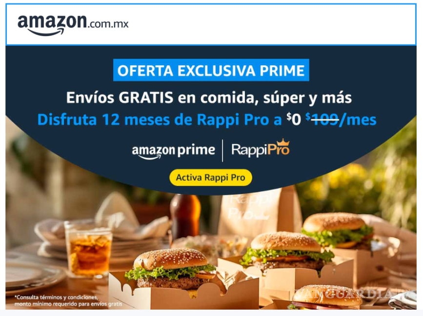 $!¿Amazon Prime ahora incluye Rappi Pro GRATIS? Así puedes activar la promoción