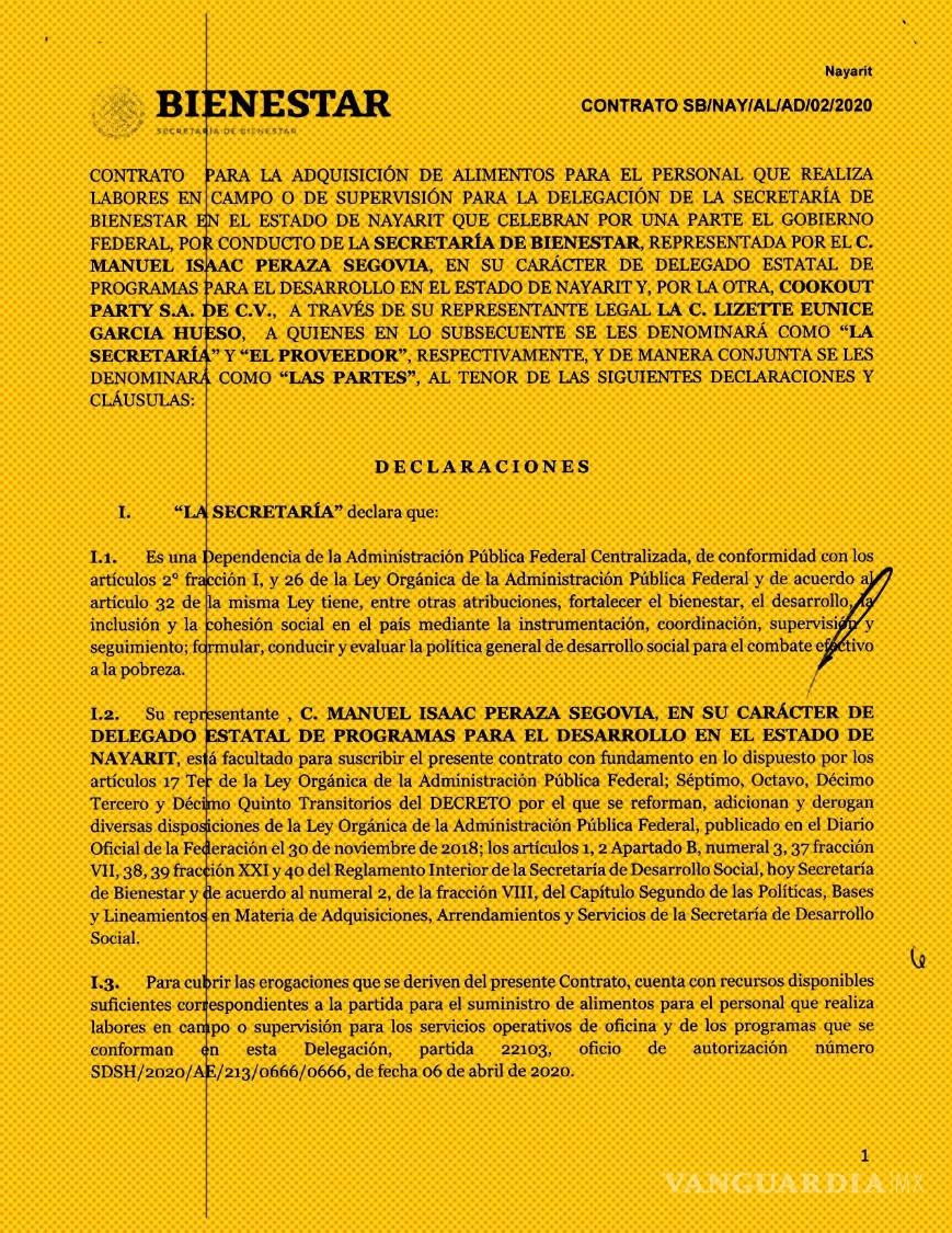 $!La Delegación del Bienestar en Nayarit contrató a una empresa fantasma, que además resultó tener vínculos criminales.