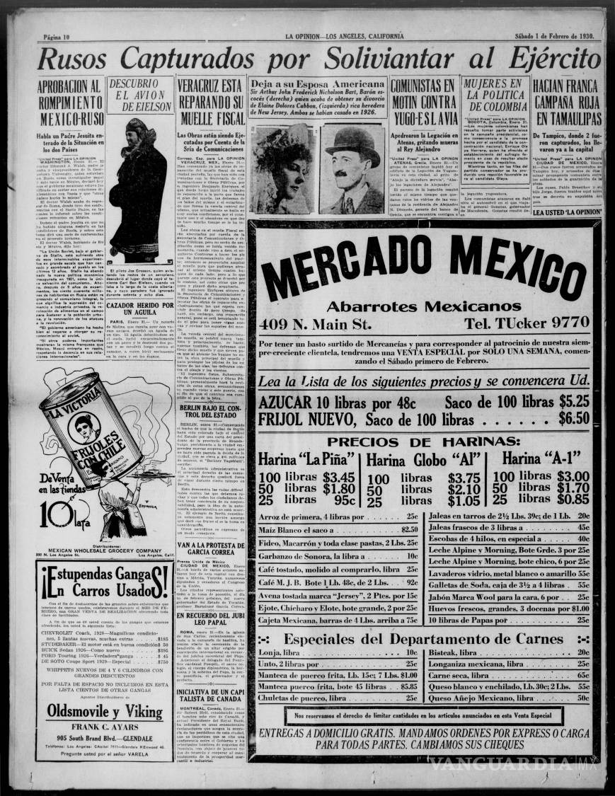 $!Meses antes del caso de Saltillo, La Opinión ya publicaba notas sobre supuesta propaganda soviética y agitadores extranjeros, señal de que el miedo al comunismo formaba parte de una narrativa previa.